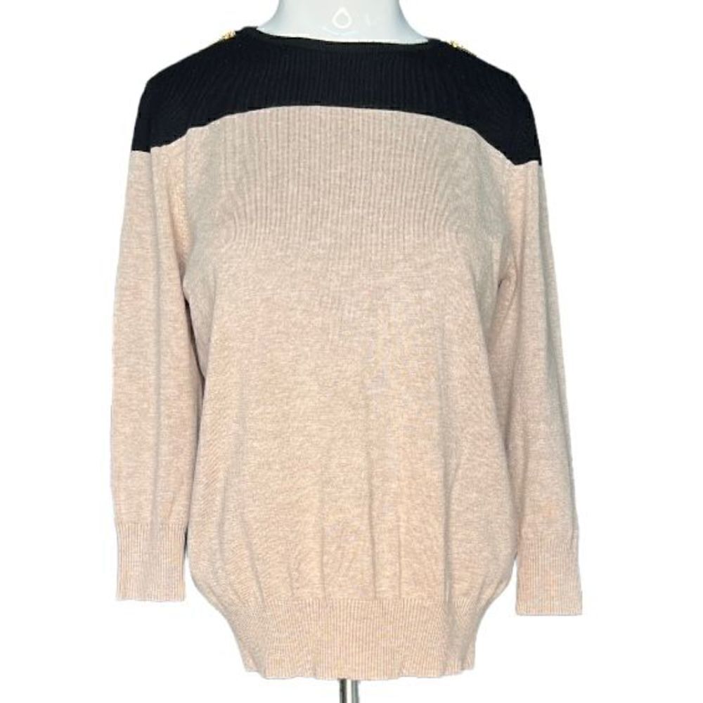 Joseph A. Size medium petite colorblock sweater